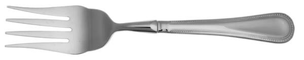 Adele Beaded (Stainless) Cold Meat Fork Large, Stainless Tines HC