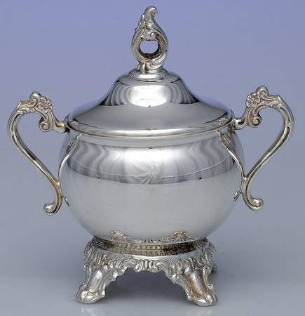 P61 (Silverplate, Hollowware) Sugar Bowl & Lid