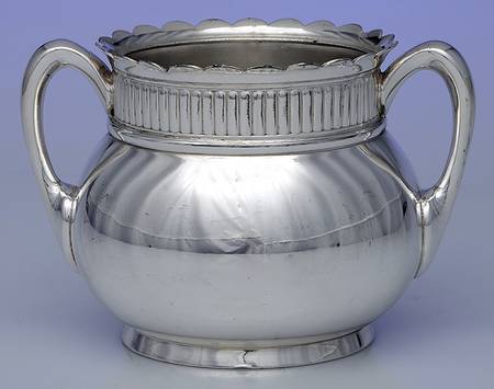 313 (Silverplate, Hollowware) Silverplate Open Sugar Bowl