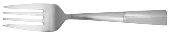 Arabesque Frost (Stainless) Medium Solid Cold Meat Serving Fork
