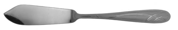 Hoopla Frost (Stainless) Flat Handle Master Butter Knife