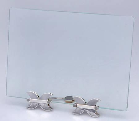 Alpha Cadre (Silverplate, Hollowware) Frame-Holds 5" X 7" Picture