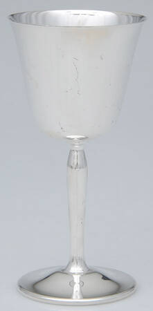 PIM5 (Silverplate, Hollowware) Silverplate Wine Goblet
