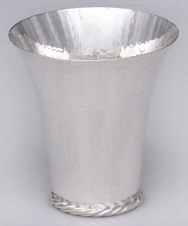 Rope (Sterling, Hollowware) Kiddush Cup (Goblet)