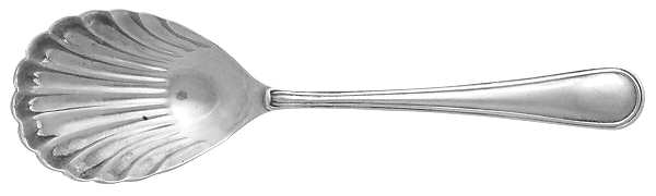 Old English Thread (Silverplate) Sugar Shell Spoon