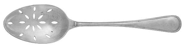 Old English Thread (Silverplate) Pierced Tablespoon (Serving Spoon)
