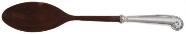 Onslow (Silverplate) Salad Serving Spoon with Wooden Bowl HC