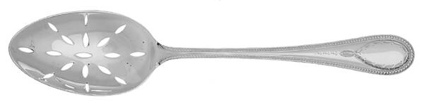 Hester Bateman (Silverplate) Pierced Tablespoon (Serving Spoon)