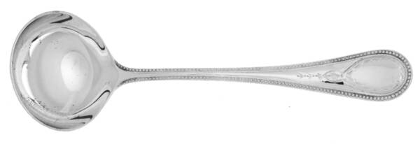 Hester Bateman (Silverplate) Solid Piece Cream Ladle