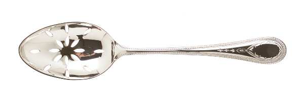 Hester Bateman (Silverplate) Pierced Tablespoon (Serving Spoon)