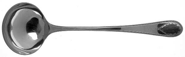 Hester Bateman (Silverplate) Solid Soup Ladle