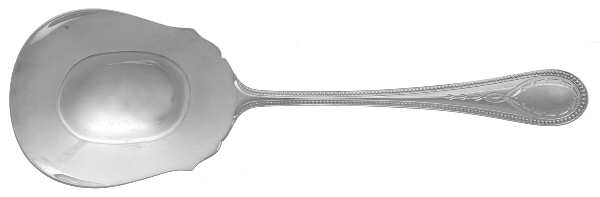 Hester Bateman (Silverplate) Solid Serving Spoon