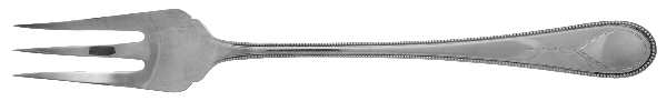 Hester Bateman (Silverplate) Large Solid Serving Fork