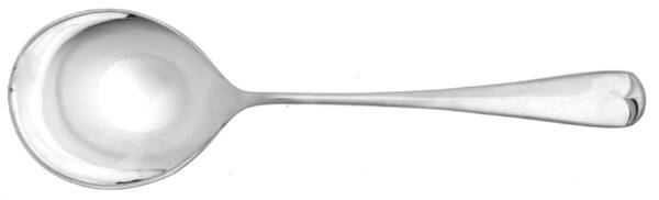 Rattail (SILVERPLATE) Round Bowl Soup Spoon (Gumbo)