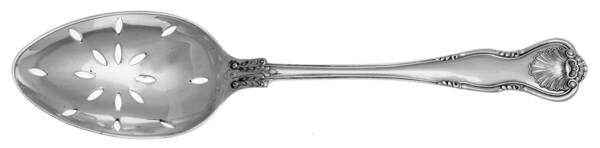 Royal Husk (Silverplate) Pierced Tablespoon (Serving Spoon)