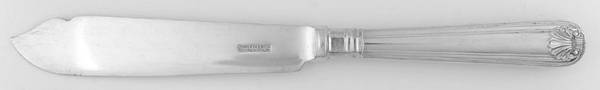 Fiddle Thread & Shell (Silverplate) Individual Fish Knife with Silverplate Blade