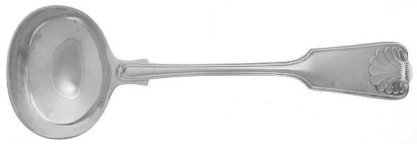 RBL7 (SILVERPLATE) Solid Gravy Ladle