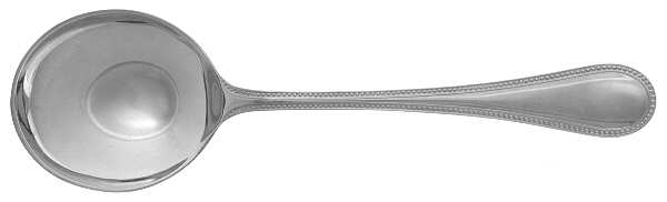 Bead (Silverplate) Round Bowl Soup Spoon (Gumbo)