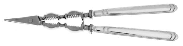 Art Deco (Silverplate) Grape Shears/Nutcracker with Stainless Grip