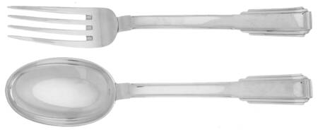 Art Deco (Silverplate) Solid Serving Set