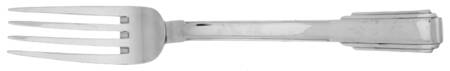 Art Deco (Silverplate) Solid Serving Fork