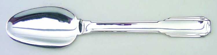 Art Deco (Silverplate) Individual Sauce Spoon, Solid Piece