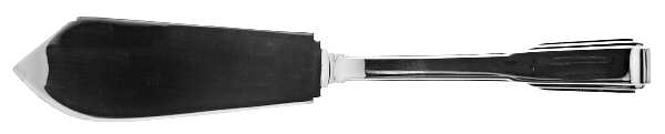 Art Deco (Silverplate) Large Solid Fish Serving Knife