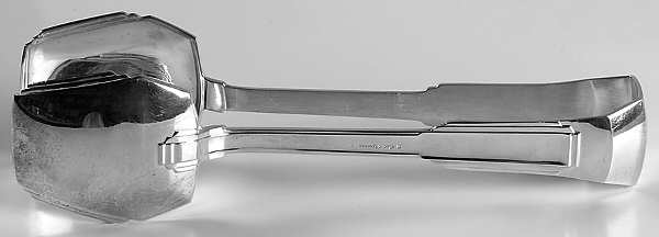 Art Deco (Silverplate) Serving Tongs with Bowl Tips