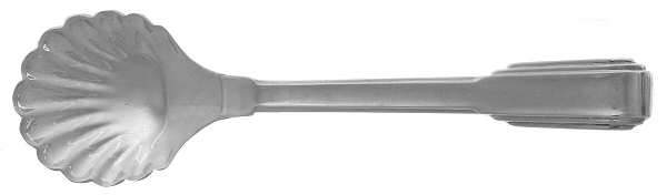 Art Deco (Silverplate) Sugar Shell Spoon