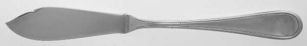 Ascot (Silverplate) Individual Solid Fish Knife by Ricci (Argentieri)