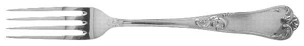 Bernini (Silverplate) Fork by Ricci (Argentieri)