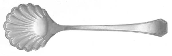 Braque (Silverplate) Sugar Shell Spoon