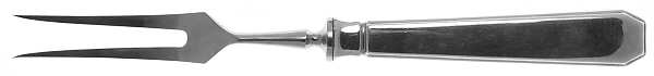 Braque (Silverplate) Small Steak Carving Fork with Stainless Prongs