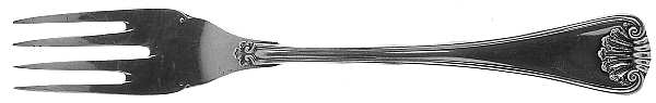 Cellini (Silverplate) Individual Solid Fish Fork