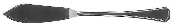 Giotto (Stainless) Individual Solid Fish Knife by Ricci (Argentieri)