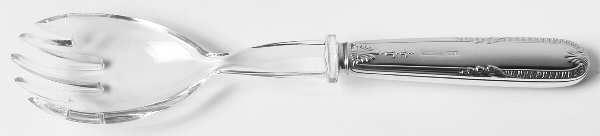 Impero (Silverplate) Salad Serving Fork with Plastic Prongs
