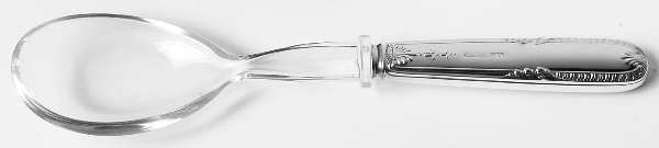 Impero (Silverplate) Salad Serving Spoon with Plastic Bowl