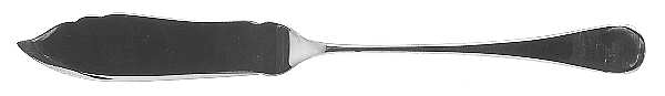 Modigliani (Silverplate) Pastry Knife, Solid Piece