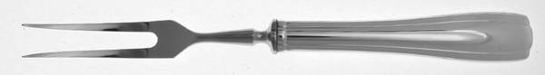 Sant 'Elia (Silverplate) Small Steak Carving Fork with Stainless Prongs