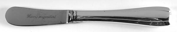 Sant 'Elia (Silverplate) Butter Spreader Hollow Hdl-Paddle/Stainless Blade