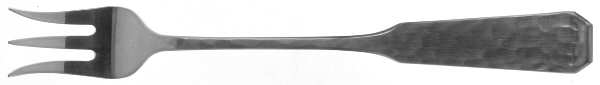 1776-Hammered (Silverplate, 1976) Cocktail/Seafood Fork