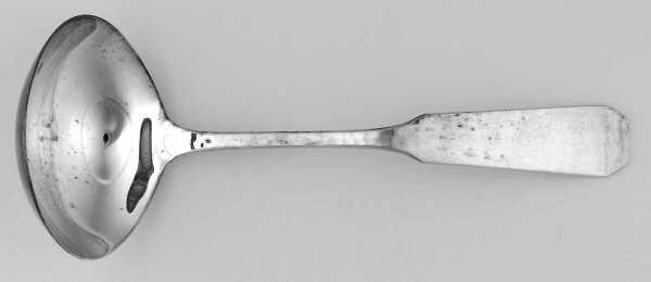 1776-Hammered (Silverplate, 1976) Solid Gravy Ladle