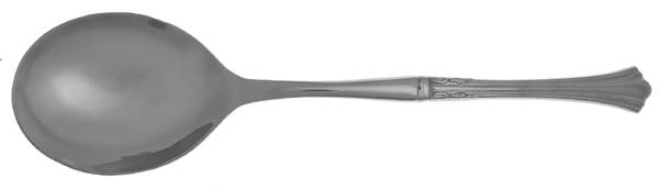 1800 (Stainless) Casserole Spoon with Smooth Stainless Bowl HC