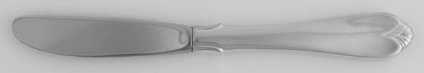 Affinity (Silverplate, 1988) Modern Hollow Butter Spreader (Stainless)