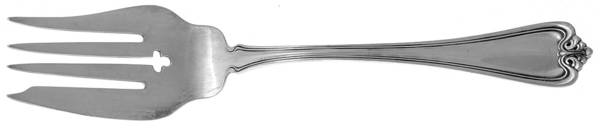 Alden (Silverplate, 1905) Medium Solid Cold Meat Serving Fork