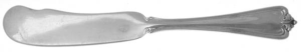 Alden (Silverplate, 1905) Flat Handle Butter Spreader