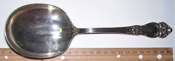 Amaryllis (Sterling, 1901) Large Solid Berry/Casserole Spoon