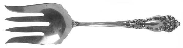 Amaryllis (Sterling, 1901) Solid Salad Serving Fork