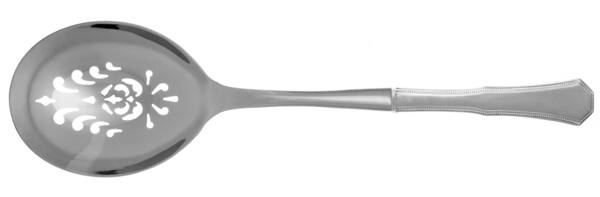 American Federal (Sterling, 1982) Casserole Spoon with Pierced Stainless Bowl HC