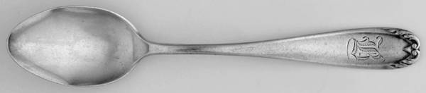 Athenian (Sterling, 1891) Monogram Five O'Clock Teaspoon